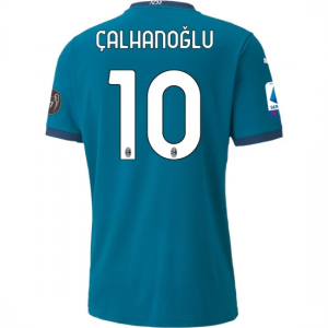 Camisetas de fútbol AC Milan Hakan Calhanoglu 10 3ª equipación 2020 21 – Manga Corta