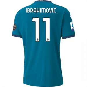 Camisetas de fútbol AC Milan Zlatan Ibrahimović 11 3ª equipación 2020 21 – Manga Corta