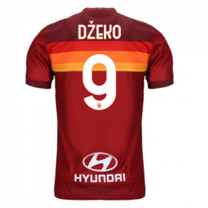Camisetas de fútbol AS Roma Edin Dzeko 9 1ª equipación 2020 21 – Manga Corta