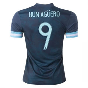 Camisetas Argentina Camisetas Sergio Kun Agüero 9 2ª equipación 20-21 – Manga Corta