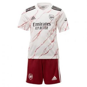 Camisetas fútbol Arsenal Niños 2ª equipación 2020 21 – Manga Corta(Incluye pantalones cortos)