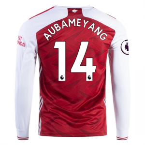 Camisetas de fútbol Arsenal Pierre Emerick Aubameyang 14 2020 21 – Manga Larga