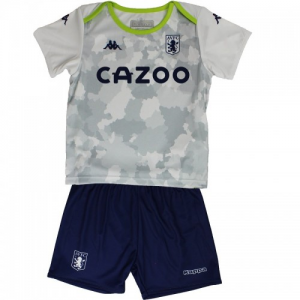 Camisetas fútbol Aston Villa Niños 3ª equipación 2021 – Manga Corta(Incluye pantalones cortos)