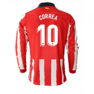 Camisetas de fútbol AtlKantético Madrid Angel Correa 10 1ª equipación 2020 21 – Manga Larga