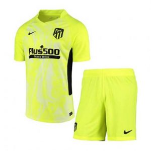 Camisetas fútbol Atlético Madrid Niños 3ª equipación 2020 21 – Manga Corta(Incluye pantalones cortos)