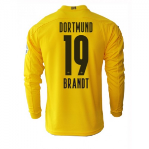 Camisetas de fútbol BVB Borussia Dortmund Julian Brandt 19 1ª equipación 2020 21 – Manga Larga