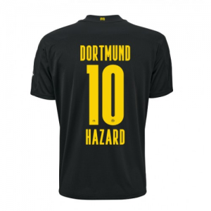 Camisetas de fútbol BVB Borussia Dortmund Thorgan Hazard 10 2ª equipación 2020 21 – Manga Corta