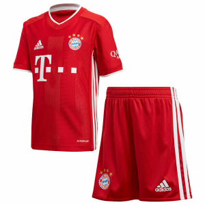 Camisetas fútbol FC Bayern München Niños 1ª equipación 2021 – Manga Corta(Incluye pantalones cortos)