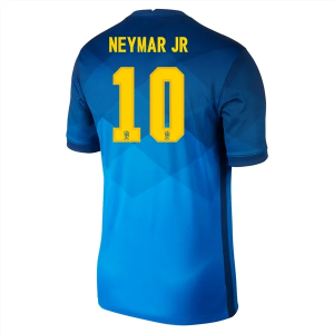 Camisetas Brasil Neymar JR 10 2ª equipación 20-21 – Manga Corta