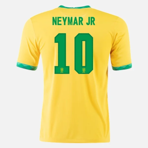 Camisetas Brasil Neymar JR 10 1ª equipación 20-21 – Manga Corta