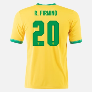 Camisetas Brasil Camisetas Roberto Firmino 20 1ª equipación 20-21 – Manga Corta