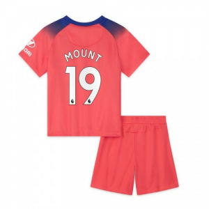 Camisetas fútbol Chelsea Mason Mount 19 Camisetas del Niños 2021 22 – Manga Corta(Incluye pantalones cortos)