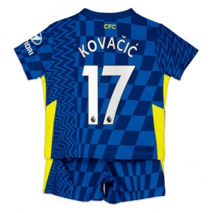 Camisetas fútbol Chelsea Mateo Kovacic 17 Niños 1ª equipacións 2021 22 – Manga Corta(Incluye pantalones cortos)