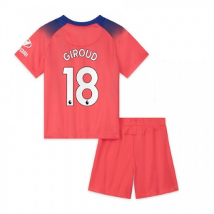 Camisetas fútbol Chelsea Olivier Giroud 18 Niños 3ª equipacións 2021 22 – Manga Corta(Incluye pantalones cortos)