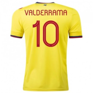 Camisetas Colombia Carlos Valderrama 10 1ª equipación 20-21 – Manga Corta