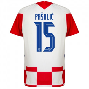Camisetas Croacia Mario Pasalic 15 1ª equipación Eurocopa 2020 – Manga Corta