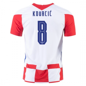 Camisetas Croacia Mateo Kovacic 8 1ª equipación Eurocopa 2020 – Manga Corta