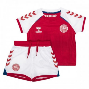 Camisetas fútbol Dinamarca Niños 1ª equipación Eurocopa 2020 – Manga Corta(Incluye pantalones cortos)