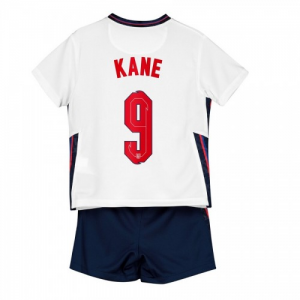 Camisetas fútbol Inglaterra Harry Kane 9 Niños 1ª equipación Eurocopa 2020 – Manga Corta(Incluye pantalones cortos)