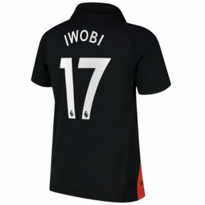 Camisetas de fútbol Everton Alex Iwobi 17 2ª equipación 2021-22 – Manga Corta