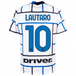 Camisetas de fútbol Inter Milan Lautaro Martinez 10 2ª equipación 2020 2021 – Manga Corta