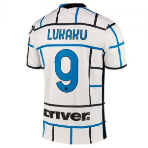 Camisetas de fútbol Inter Milan Romelu Lukaku 9 2ª equipación 2020 2021 – Manga Corta