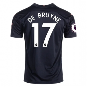 Camisetas de fútbol Manchester City Kevin De Bruyne 17 2ª equipación 2020 21 – Manga Corta
