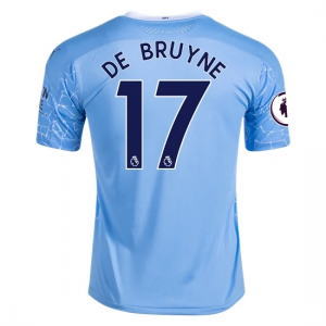 Camisetas de fútbol Manchester City Kevin De Bruyne 17 1ª equipación 2020 21 – Manga Corta