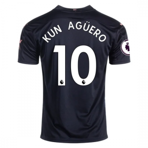 Camisetas de fútbol Manchester City Sergio Agüero 10 2ª equipación 2020 21 – Manga Corta