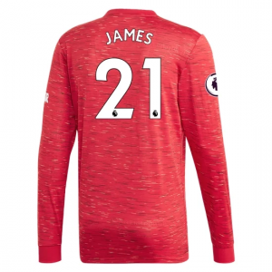 Camisetas de fútbol Manchester United Daniel James 21 1ª equipación 2020 21 – Manga Larga
