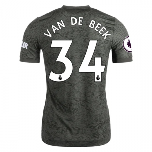 Camisetas de fútbol Manchester United Donny van de Beek 34 2ª equipación 2020 21 – Manga Corta