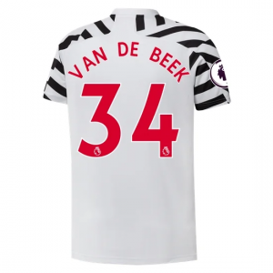 Camisetas de fútbol Manchester United Donny van de Beek 34 3ª equipación 2020 21 – Manga Corta