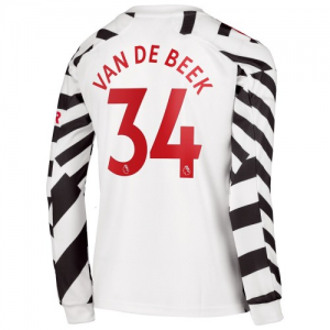 Camisetas de fútbol Manchester United Donny van de Beek 34 3ª equipación 2020 21 – Manga Larga