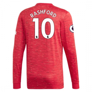 Camisetas de fútbol Manchester United Marcus Rashford 10 1ª equipación 2020 21 – Manga Larga