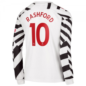 Camisetas de fútbol Manchester United Marcus Rashford 10 3ª equipación 2020 21 – Manga Larga