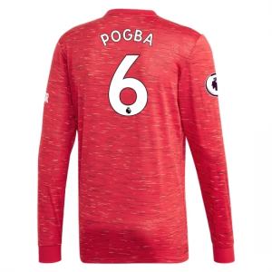 Camisetas de fútbol Manchester United Paul Pogba 6 1ª equipación 2020 21 – Manga Larga