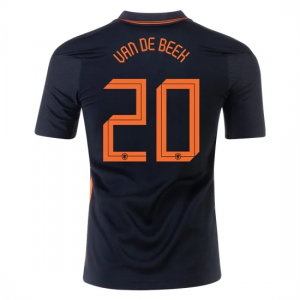 Camisetas Países Bajos Donny van de Beek 20 2ª equipación Eurocopa 2020 – Manga Corta