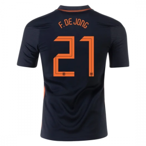 Camisetas Países Bajos Frenkie de Jong 21 2ª equipación Eurocopa 2020 – Manga Corta