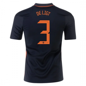 Camisetas Países Bajos Matthijs de Ligt 3 2ª equipación Eurocopa 2020 – Manga Corta