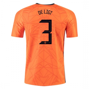 Camisetas Países Bajos Matthijs de Ligt 3 1ª equipación Eurocopa 2020 – Manga Corta
