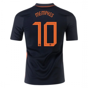 Camisetas Países Bajos Memphis Depay 10 2ª equipación Eurocopa 2020 – Manga Corta