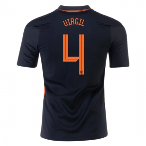 Camisetas Países Bajos Virgil van Dijk 4 2ª equipación Eurocopa 2020 – Manga Corta