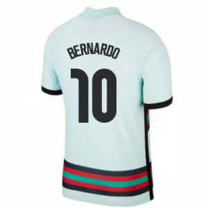 Camisetas Portugal Bernardo Silva 10 Away Eurocopa 2020 – Manga Corta