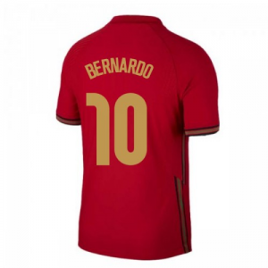 Camisetas Portugal Bernardo Silva 10 Home Eurocopa 2020 – Manga Corta