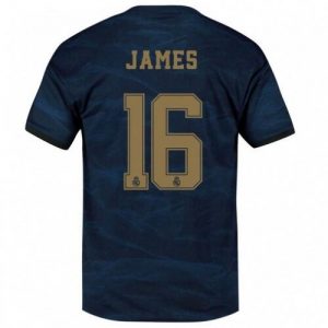 Camisetas de fútbol baratas Real Madrid James Rodríguez 16 2ª equipación 2019 20 – Manga Corta