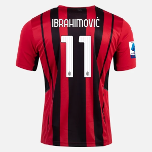 Camisetas fútbol AC Milan Zlatan Ibrahimovic 11 1ª equipación 2021/22 – Manga Corta