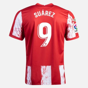 Camisetas de fútbol baratas Atlético Madrid Luis Suarez 9 1ª equipación 2021 2022 – Manga Corta