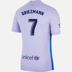 Camisetas de fútbol baratas FC Barcelona Antoine Griezmann 7 2ª equipación Nike 2021 2022 – Manga Corta