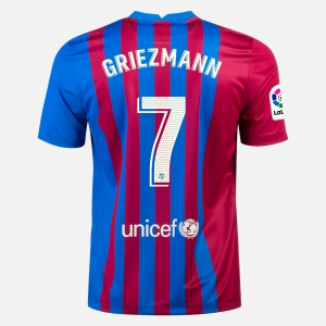Camisetas de fútbol baratas Barcelona Antoine Griezmann 7 1ª equipación Nike 2021 2022 – Manga Corta