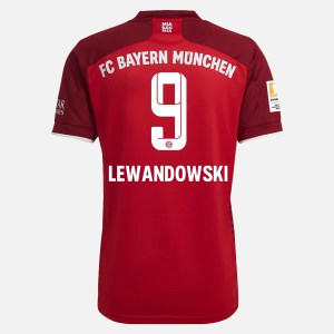 Camisetas fútbol FC Bayern München Robert Lewandowski 9 1ª equipación 2021/22 – Manga Corta